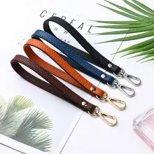 

2022 Fashion PU Leather Wrist Bag Strap Handle Women Girls Purse Bag Belt Clutch Bag Strap Solid Color Replacement Wallet Belt