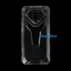 Rugged TPU Shockproof Rubber Protective Case Shell for Ulefone Armor 34 Pro (Transparent)