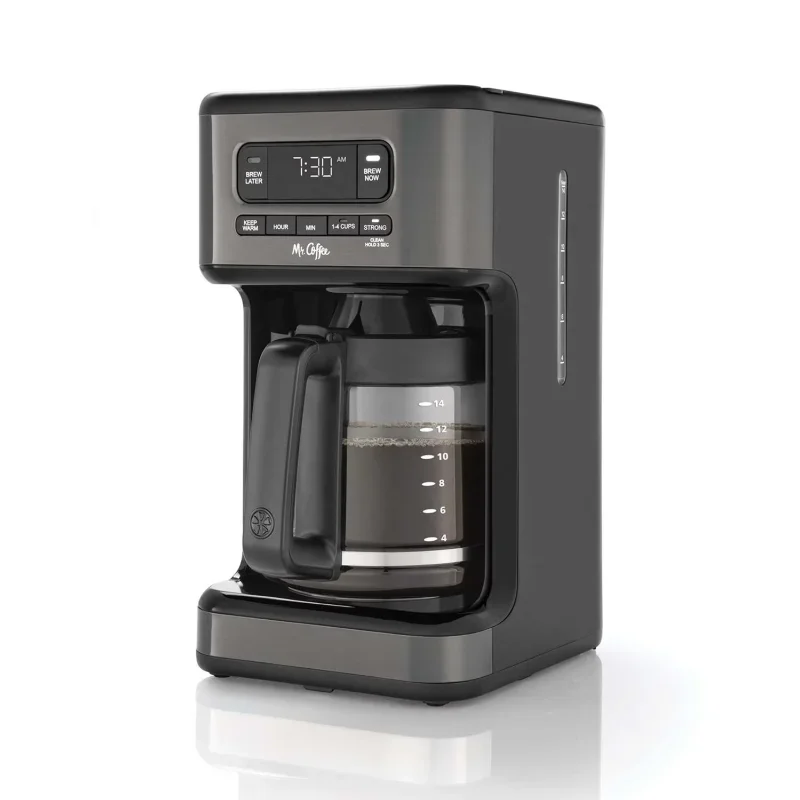 

Andralyn Beautiful 14-Cup Programmable Drip Coffee Maker with Touch-Activated Display, Sage Green by Drew Barrymore