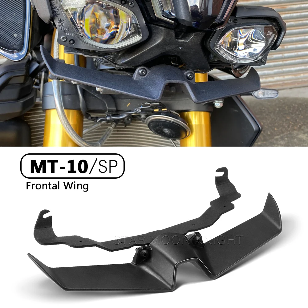 

For YAMAHA MT-10 MT10 MT 10 SP 2022- Accessories Sport Downforce Naked Forntal Spoilers Aerodynamic Wing Deflector Front Spoiler