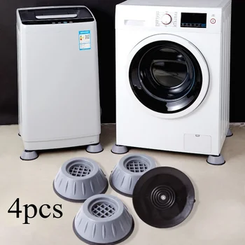 Coussinets de pieds Anti-Vibration, 4 pièces, imperméables, antidérapants, silencieux, tapis élévateur, Machine à laver, Support amortisseurs, meubles 1