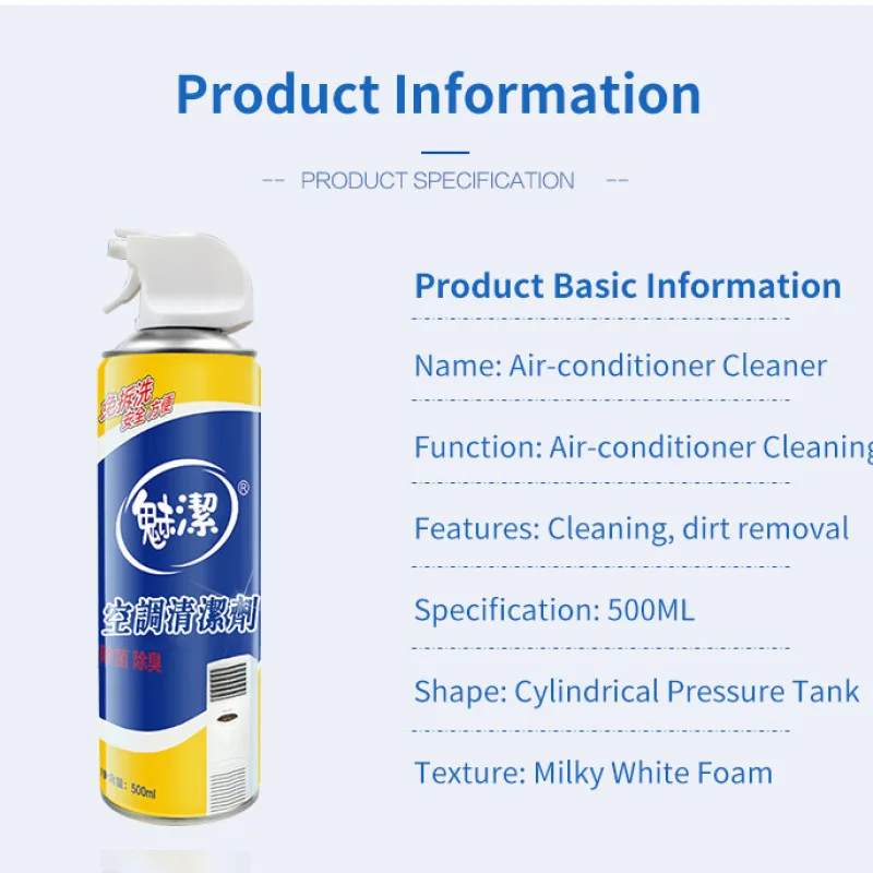 Air-conditioner Odor Eliminator Foam Cleaner