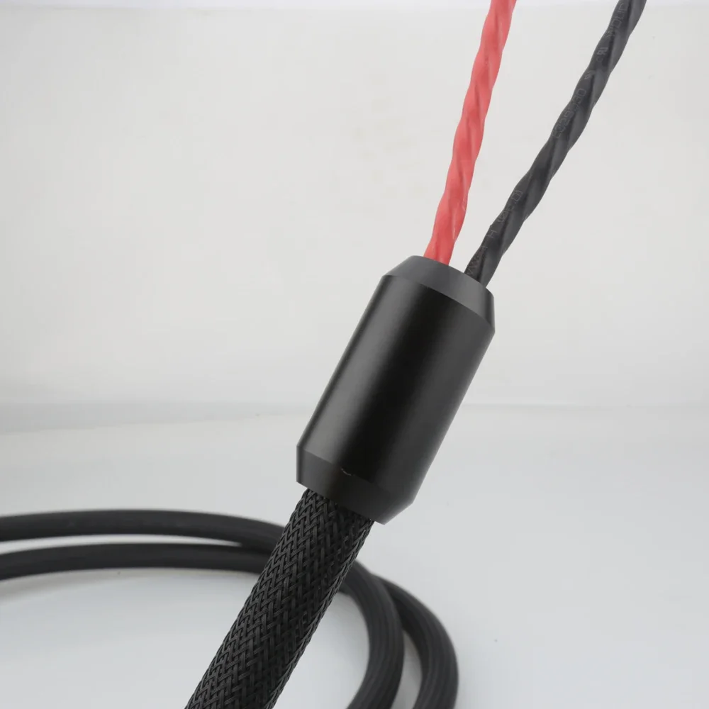 AL-1607/1608 B HIFI 오디오 팬츠 Y 스플리터 1-2 스피커 RCA 케이블, 오디오 DIY 커넥터 블랙 케이블 와이어 부츠