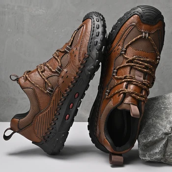 Scarpe casual da uomo stile retrò Scarpe da ginnastica di tendenza della moda Scarpe da trekking da uomo traspiranti per il tempo libero Scarpe da trekking antiscivolo Nuove scarpe da ginnastica 1