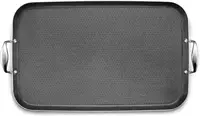 Double Burner Griddle, Compatible with All Cooktops, Oven-Safe up to 500ºF, Metal-Utensil Safe 2