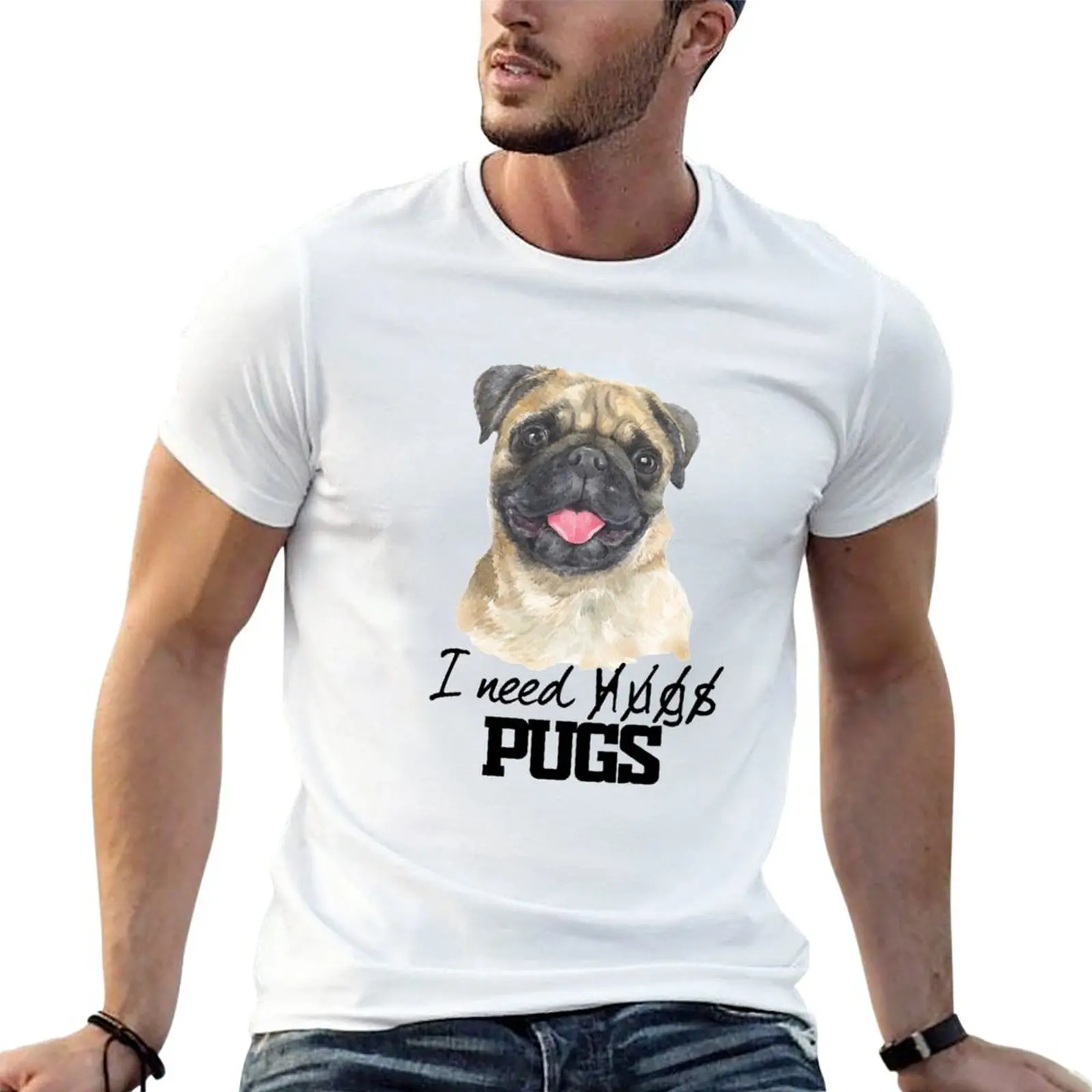 

Pug Dog Essential Gifts for Pet Lovers T-Shirt graphic t shirts T-shirt short mens clothes