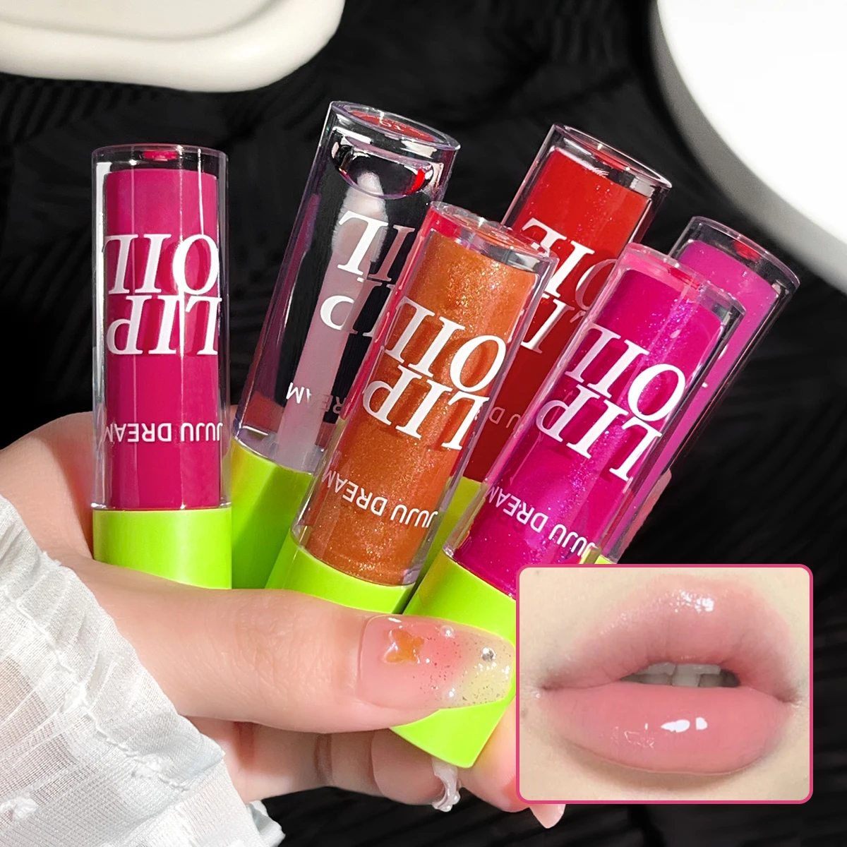 Lip gloss 6 color long-lasting moisturizing non-fading