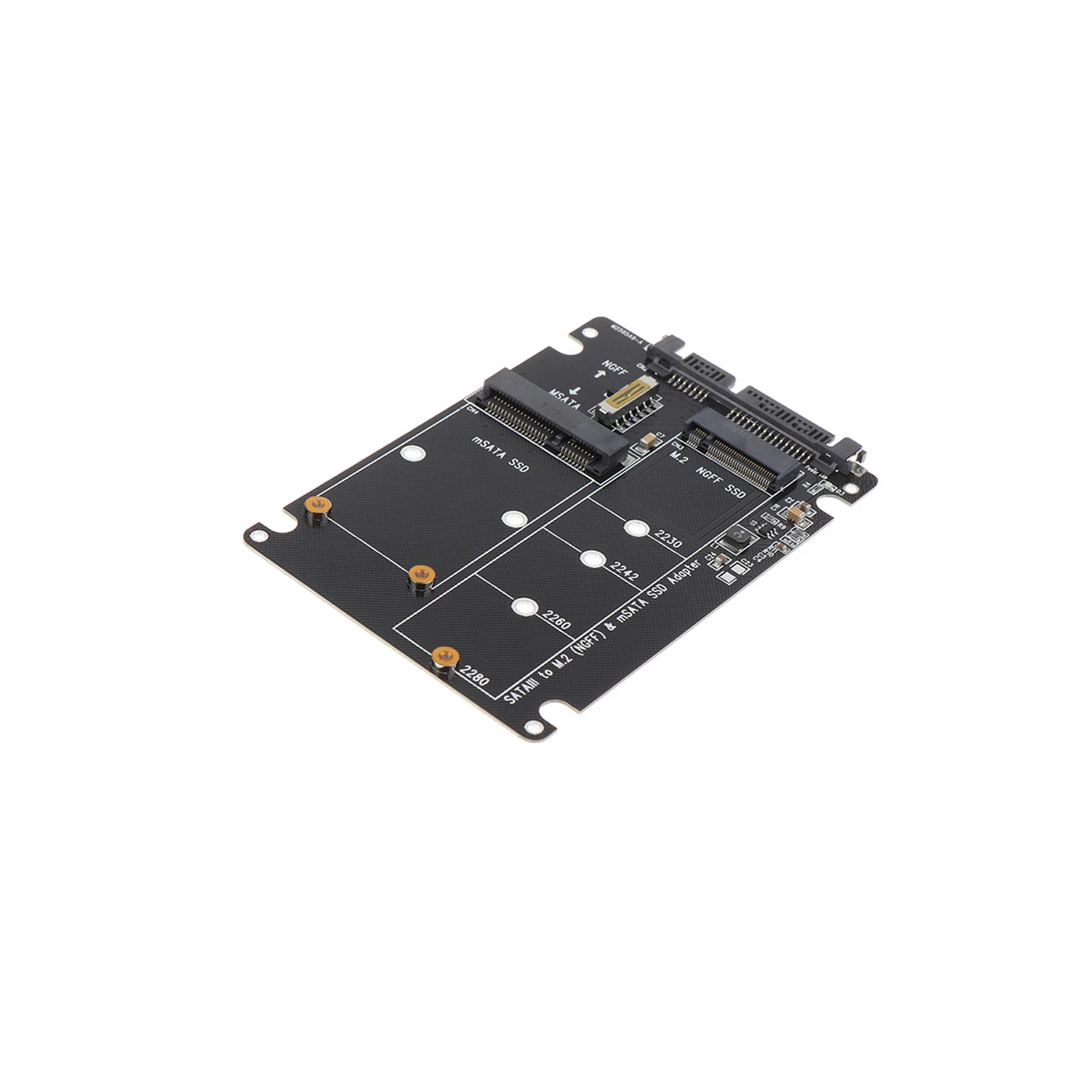 하드 디스크 어댑터 보드, 60Gbps M2 NGFF SATA SSD MSATA SSD 어댑터