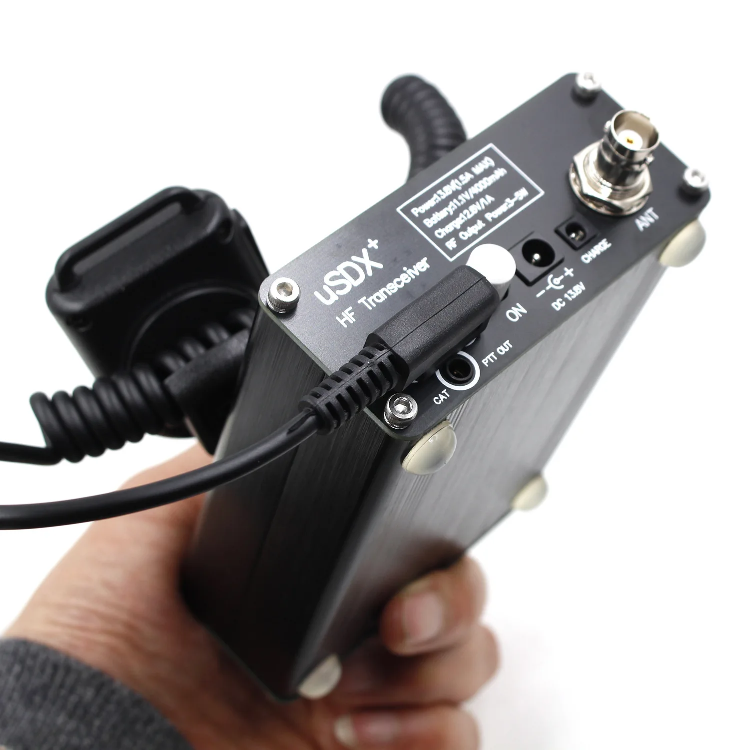 Upgrade USDR USDX+ Plus V2 10/15/17/20/30/40/60/80m 8-band Full Mode HF SSB QRP SDR Transceiver With 4000mAh Battery 3