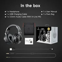 Oneodio Pro-C Bluetooth Wireless Headphones With Mic 110Hr Hi-Res Over Ear Bluetooth 5.2 Headset Earphone For Phone PC Sports - Image 6