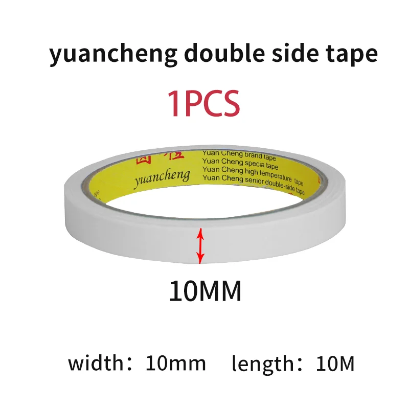 Ultra-Strong Double-Sided Adhesive Tape - 10M, Hand-Tearable, Various Widths