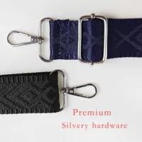 1 pièce 1.50 pouces de large réglable sac à main sac à main sangle de remplacement bandoulière motif géométrique sangle jacquardée 4