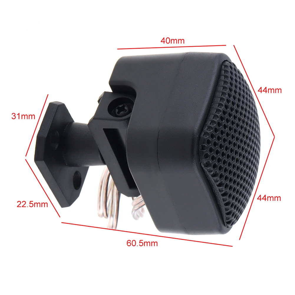 

Loud Speakers Car Tweeter 2pcs 500W Accessories Vehicle Amplification Built-in Crossover Dome Pair Parts Plastic