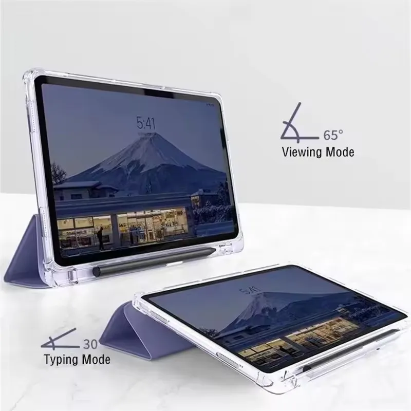 Versatile Magnetic Tablet Cover with Pencil Holder