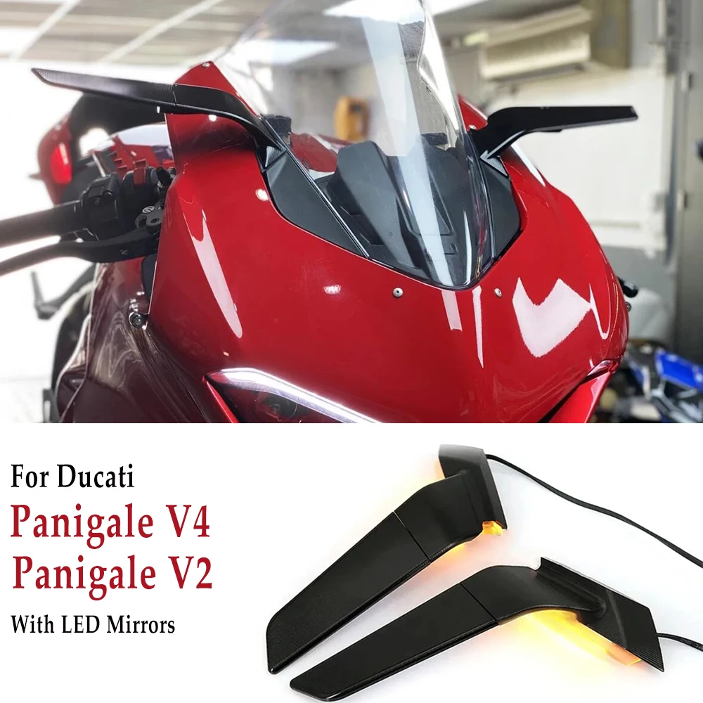 2019-2023-PANIGALE-V4-New-Motorcycle-Rearview-Mirrors-with-LED-For ...