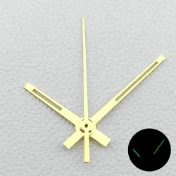 Premium Silver, Gold, and Rose Gold Watch Hands with Green C3 Luminous Finish - High - Quality Watch Accessories (2)