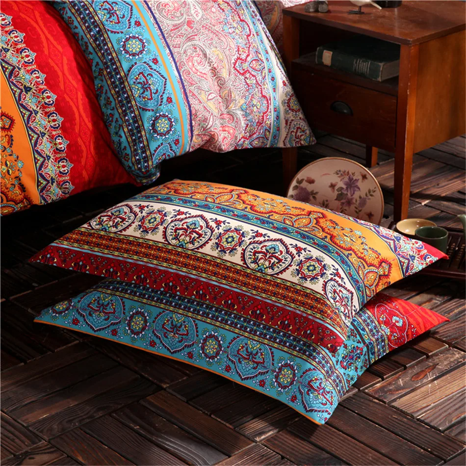 MIDSUM Bohemian Bedding Set Luxury Duvet Cover 240X220 Bed Linen Single Double Queen King Size Home Comfortable Bed Sheet Set