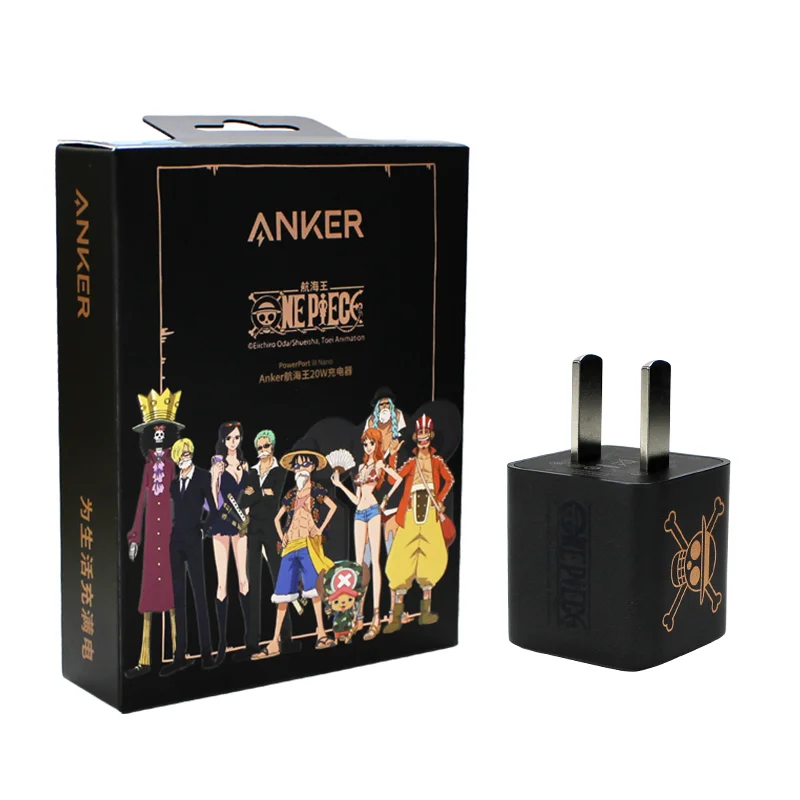 Anker One Piece Co Branded w Type C Pd Piq Charger Luffy Chopper Iphone Android Mini Size Cube Powerport Iii Nano 633 Aliexpress