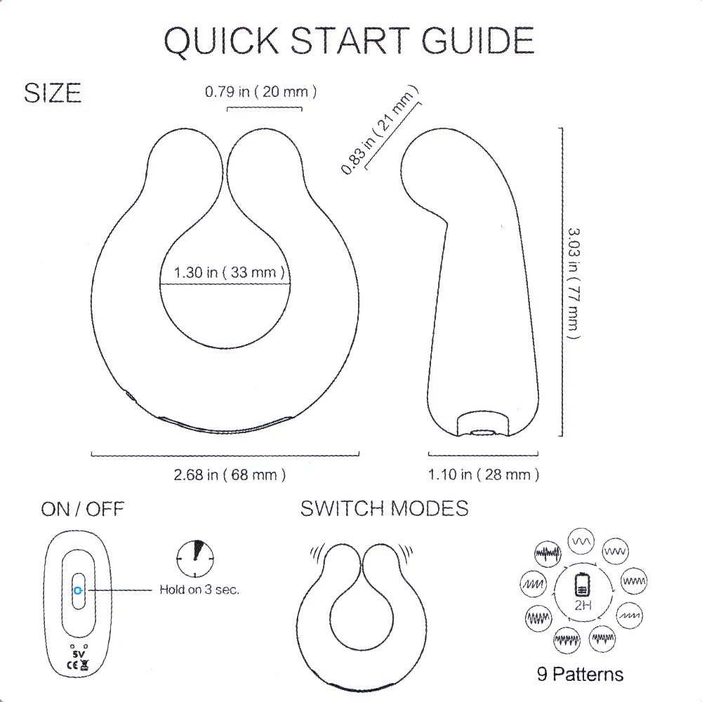 Cock Vibrator Ring Clitoris Stimulator Massager Vibrator Sex Toys Couple 9 Speeds Penis Clitoral Stimulation