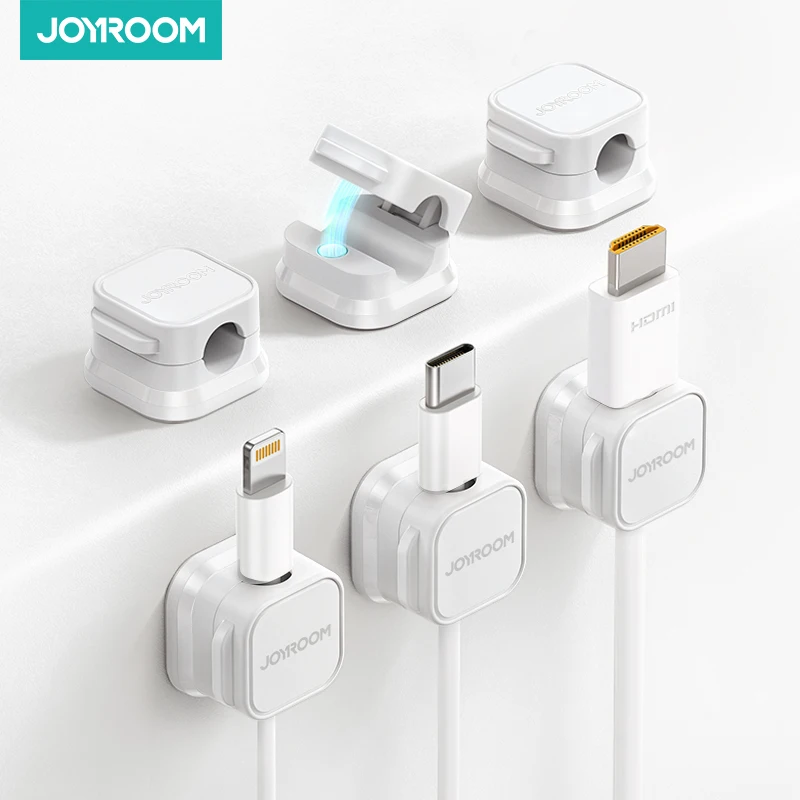 

Joyroom Magnetic Car Cable Clips Cable Organizer For USB Cord Organizer Management for Wires-Home Wire Cable Organiser