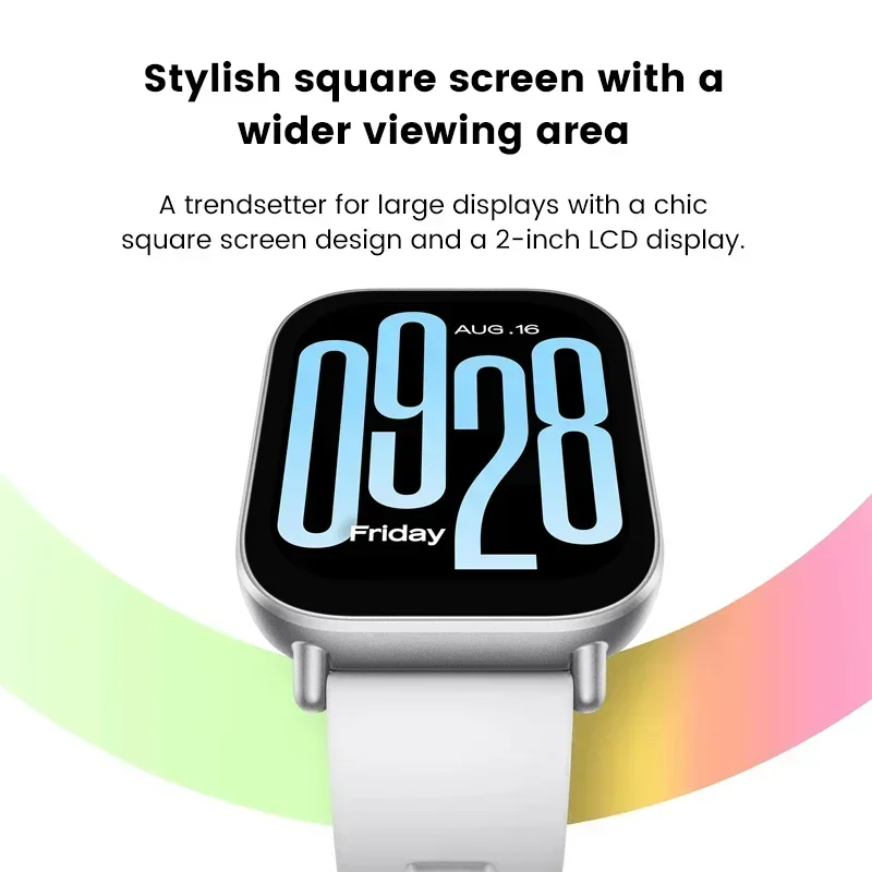Smart Watch Global Version Xiaomi Redmi Watch 5 Active 2'' Display Up to 18 days life 140+ workout modes Bluetooth calling 5ATM