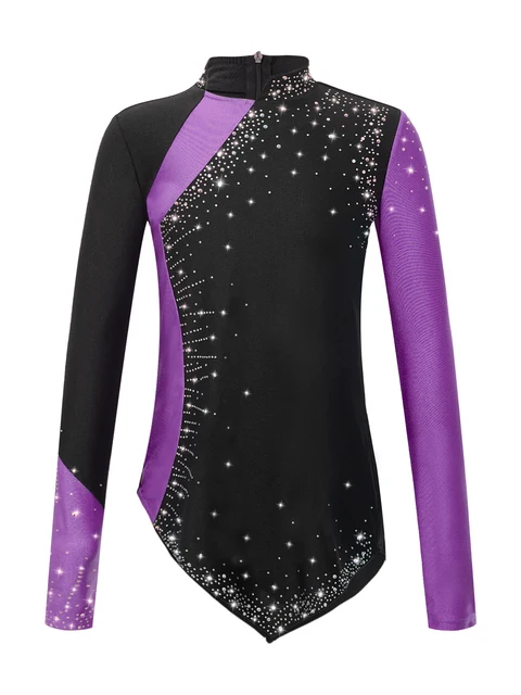 Body Da Danza Uomo Con Paillettes E Rete - Per Latino, Jazz, Pattinaggio E Ballo - Foto 10