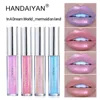 6 Colors Laser Holographic Lip Gloss Liquid Lipstick Mermaid Pigment Longlasting Glitter Lipgloss Waterproof Metallic Lip Makeup 2