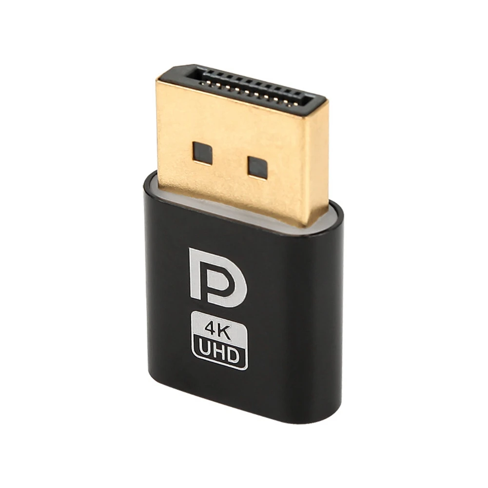 

4K Dummy Plug DP Display Adapter EDID Headless Ghost Emulator Desktop Accessories for PC Graphics Video Card