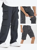 Tactics Mens Quick Dry Pants Outdoor Tactical Waterproof Removable Pants Hiking Sport Breathable Trousers Camping 1