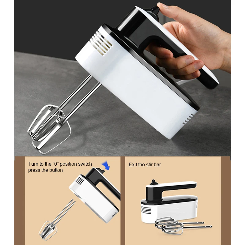 Electric Portable Handheld Mixer Real Mega Store