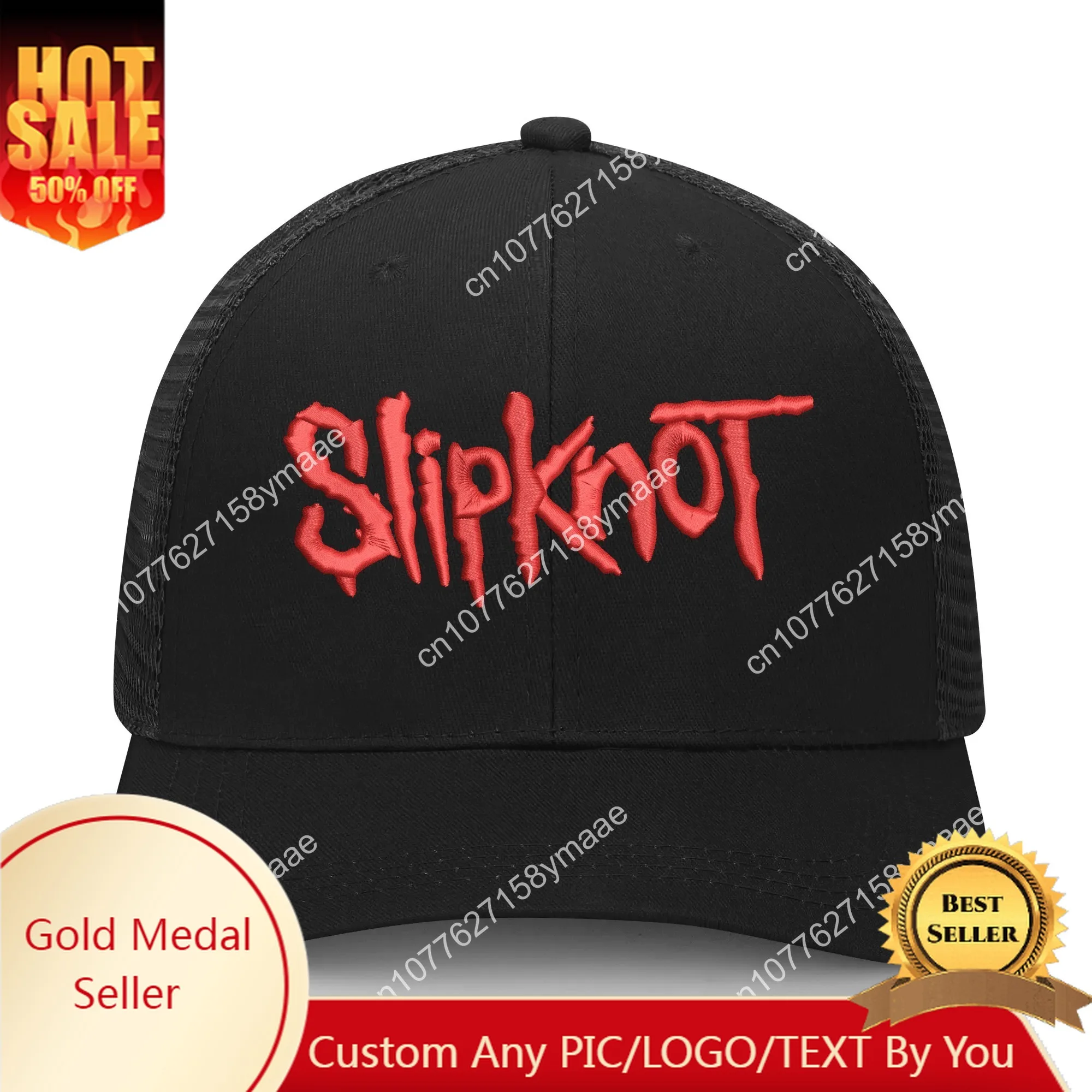 

Slipknots Mental Band Embroidery Hat Mens Womens Sports Baseball Hat Hip Hop Breathable Summer Headwear Custom Made Caps Logo