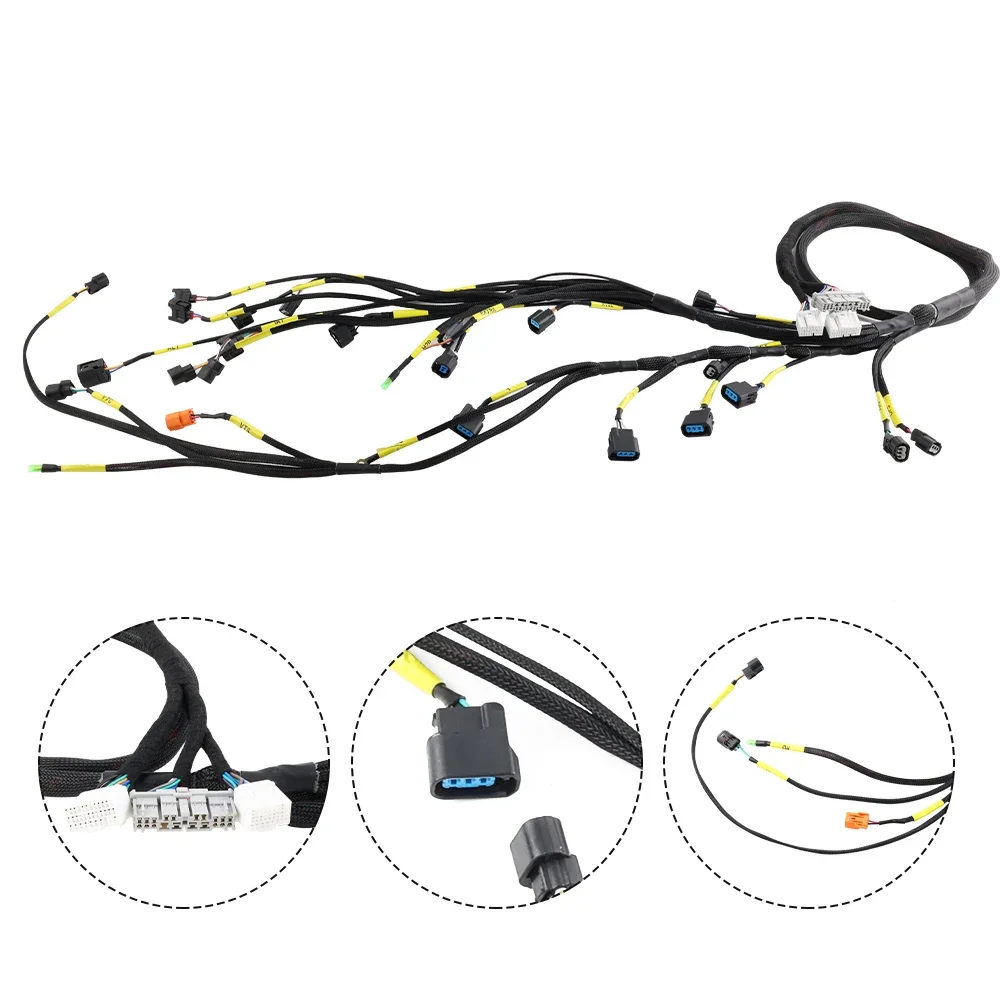 Tucked Engine Harness K20 K24 K-Series For Honda Acura K-Swap Integra CRX EK EG 02-04 RSX Type S