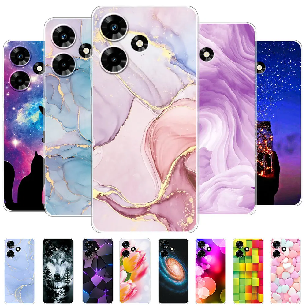 Per Infinix Hot 30 Custodia Per Infinix Hot 30I 30I Nfc Custodie Per Cover Posteriore In Tpu In Silicone Morbido Trasparente Funda Per Infinix Hot 30 