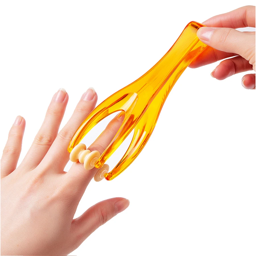 Roller type finger massager Finger joints Relaxing CMHF carpal tunnel , Beauty Plastic Massage Tool
