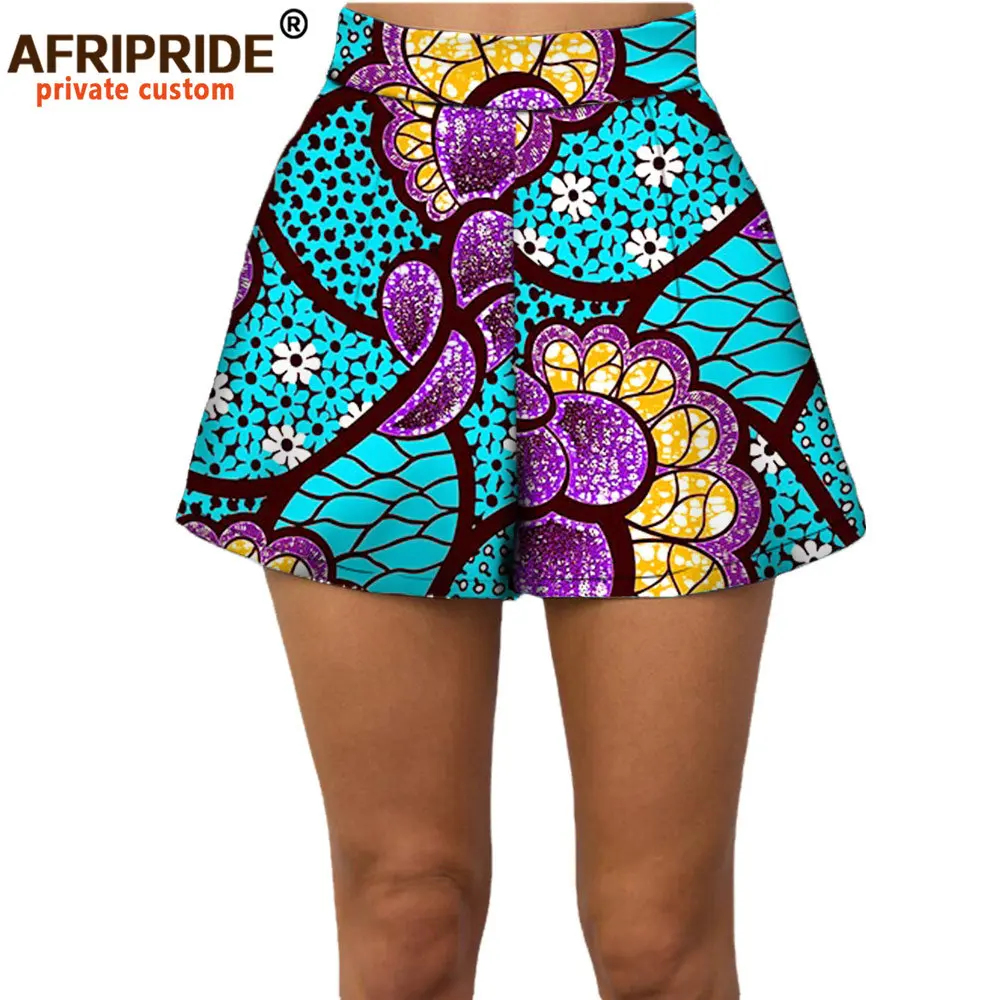 2024 Summer Women Beach Shorts Private Custom Casual Short Pants 100% Cotton Batik Print Pattern African Shorts A722108 трусы rcrescentini private collection by cotton club