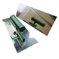 Professional Grade Bricklaying Trowel with Plastic Handle Stainless Steel Cement Scraper Mud Board for Construction Plastering 1