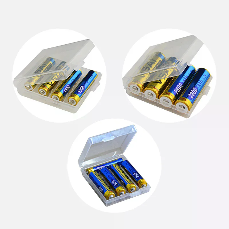 AAA/AA to C/D Battery Combination Cell Battery Storage Box Adapter AAA AA Holder Case Converter Cases