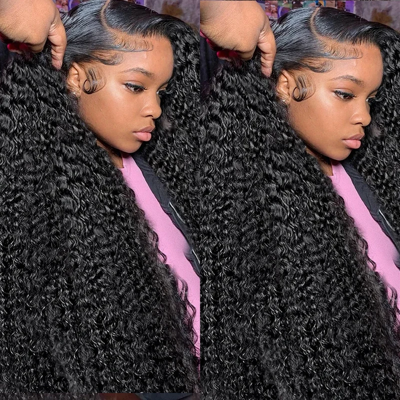 250 Density Water Wave Lace Front Wig 5x5 Lace Closure 13x4 13x6 Hd Frontal wig 360 Curly water Human Hair Wigs For Women