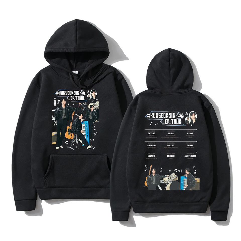 Jin Echo Hoodie Fashion Women New Album Runseokjin EP Tour