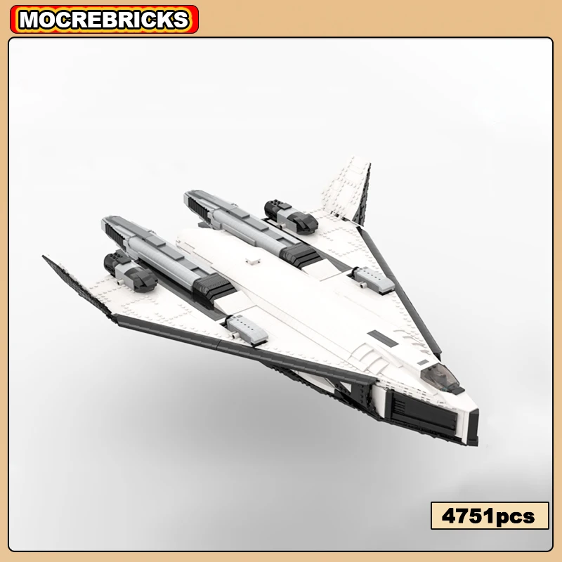 

MOC-164698 космический корабль серии Valkyrie транс-атмосферный автомобиль класс корабль строительный блок сборка модель кирпича игрушки для детей