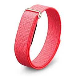 Original Nylon Loop Strap for Smartwatch Accessories: Sport Breathable Bracelet Band (Red)