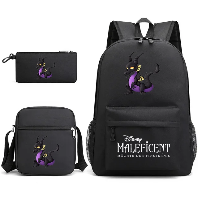 Disney Maleficent Backpack High Quality Anime Witch Cartoon