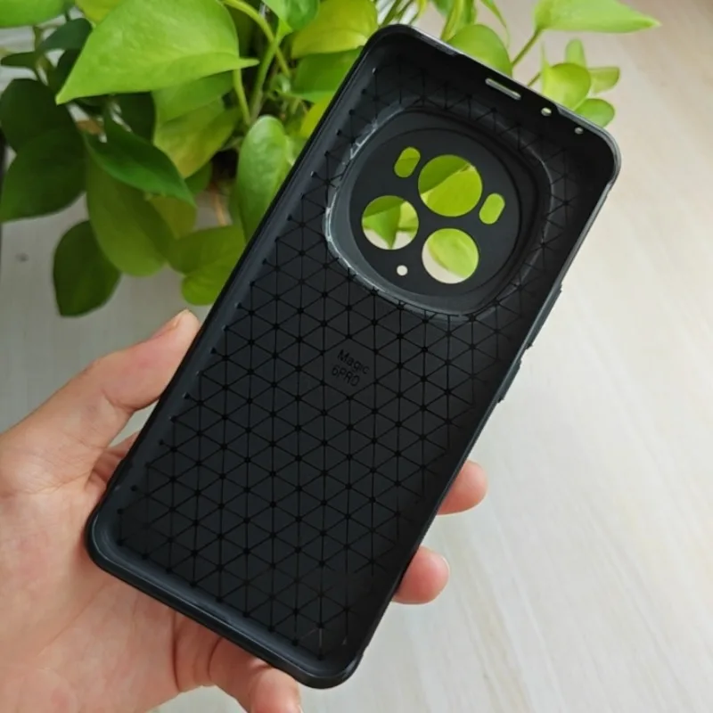 Luxury Lichi Leather Ultra-Thin Matte Case with Lens Protection