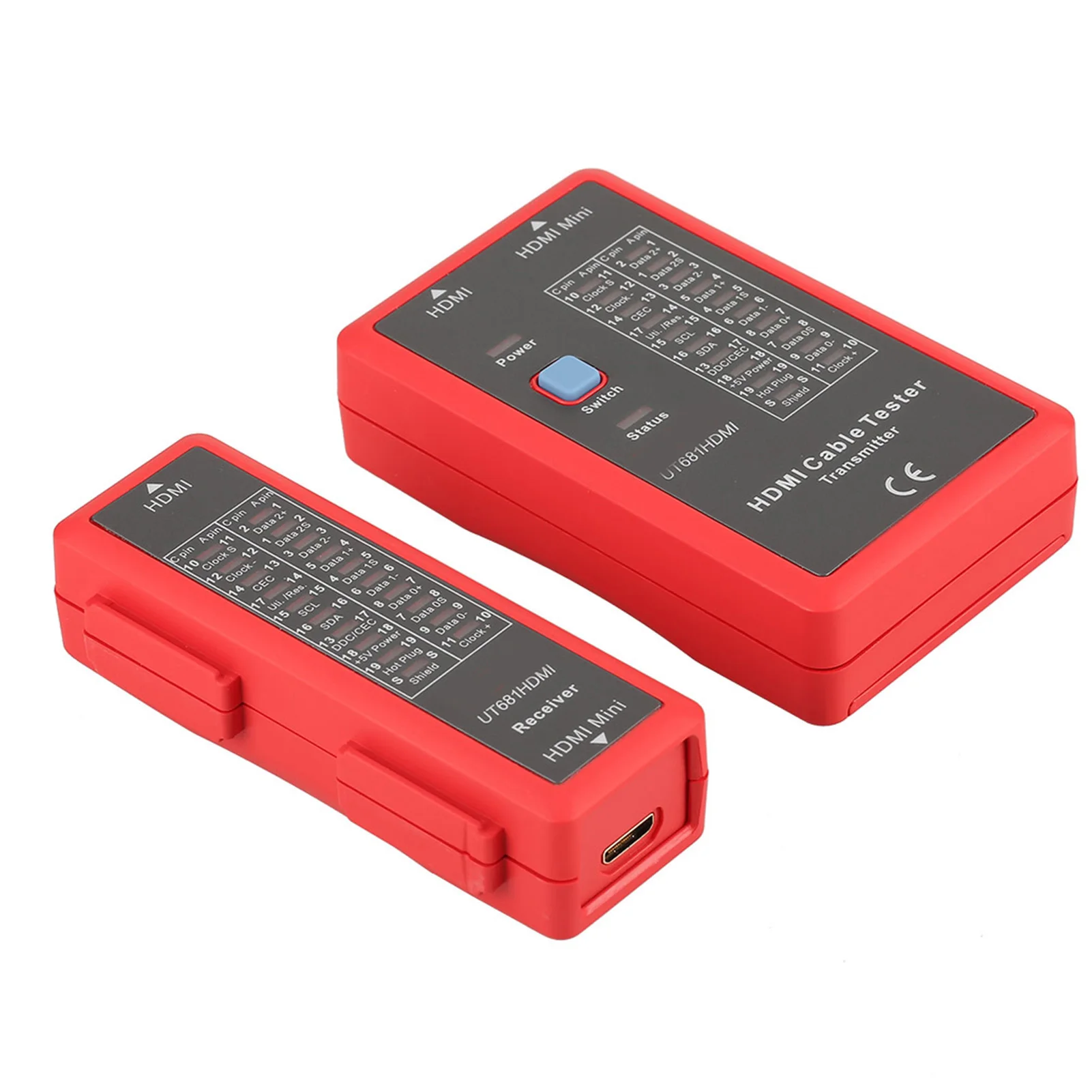 UT681 MINI Data Cable Tester 20LED Status Indictor