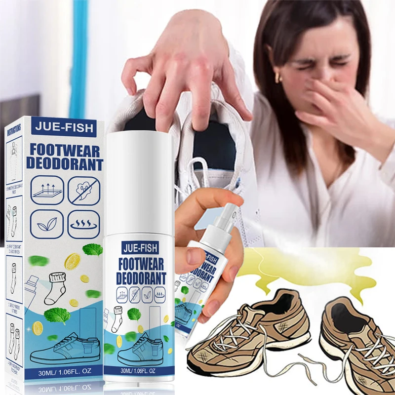 

Shoe Socks Odor Remover Spray Shoes Stink Removal Foot Odor Footwear Deodorant Antiperspirant Perfume Freshener Feet Care