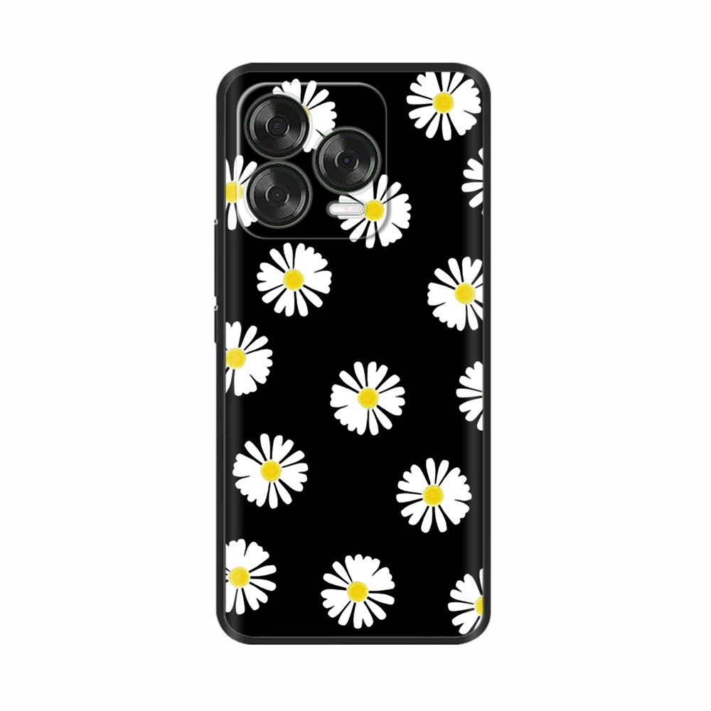 Luxury Black Silicone Back Cover - Elegant Design Case