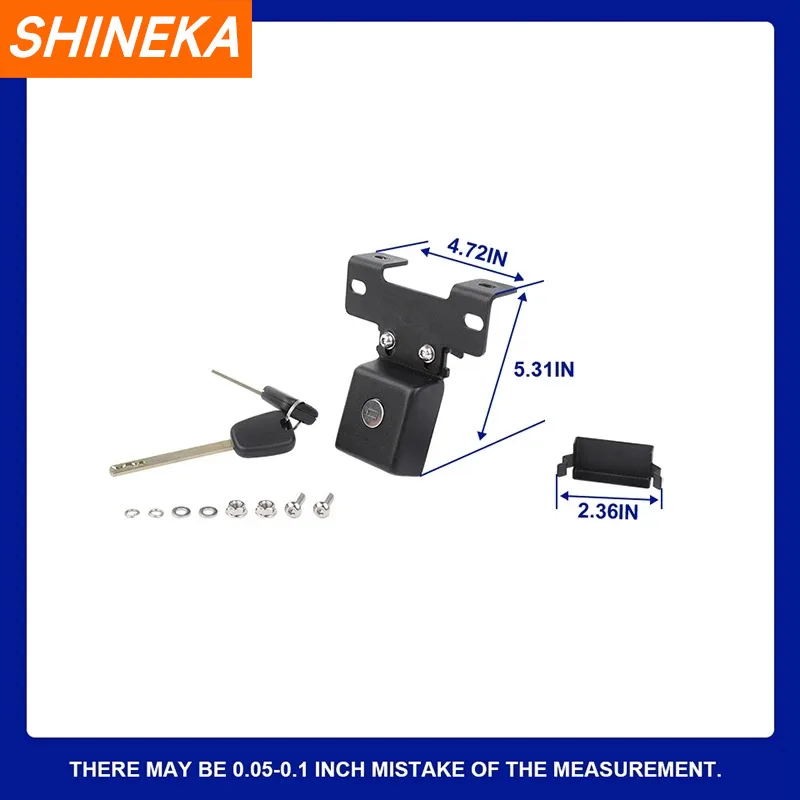 Car Front Engine Invisible Hood Locks With Key Jeep Wrangler JK 2007-2012 Anti Theft Accessories