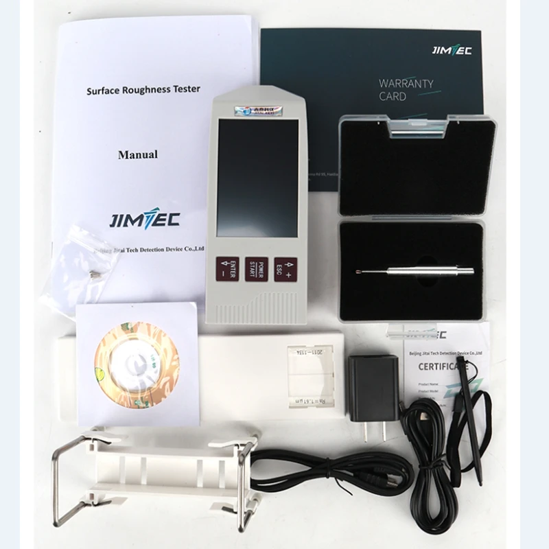 JD520 Split Surface Roughness Tester 3.5 Inches Color TFT Touch Screen Non Destructive Bluetooth 160&mu;m Surface Roughness Meter