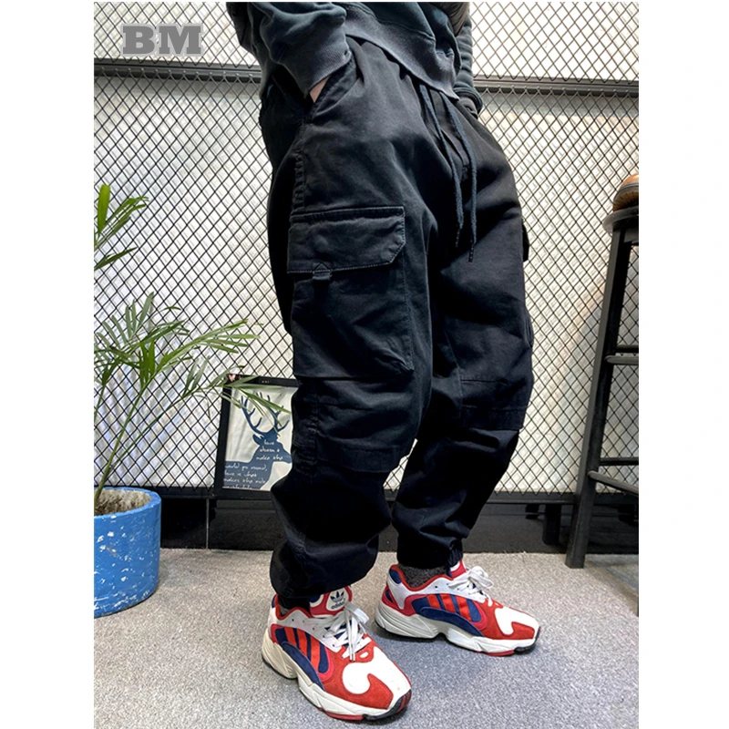 

American Streetwear Vintage Cargo Pants Men Clothing Hip Hop Skateboarding Jogging Pants Harajuku Casual Trousers Trendy Jogger