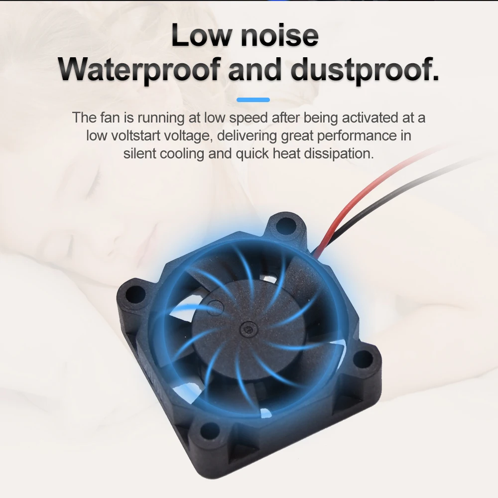 3D-Drucker Kühlventilator 24V/12V Gebläse Turbo 4010 Axiallüfter Leiser 3D-Drucker Zubehör Ender 3 CR10 Ender 5 Komplettes Hotend-Kit – Detail 5